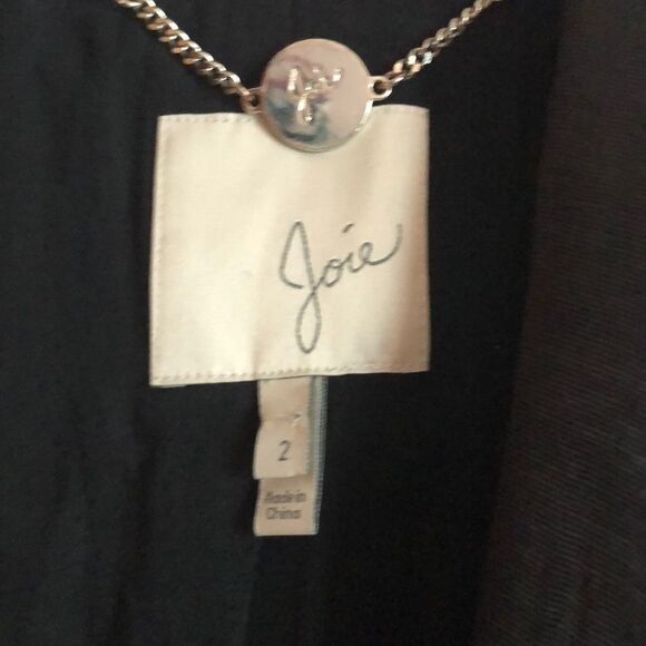 JOIE woman’s blue jacket with some black - Picture 2 of 8